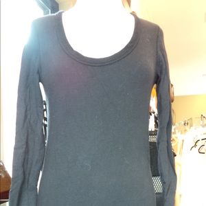 James Peres Simple Black Dress